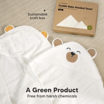 KeaBabies Baby Hooded Towel - Soft, Durable & Adorable