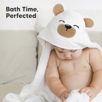 KeaBabies Baby Hooded Towel - Soft, Durable & Adorable
