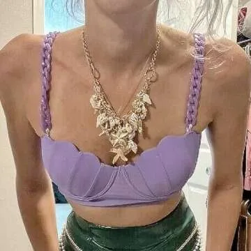 2 PCS Seashell Necklace Gold Beach Charm Necklace for Women Adjustable Layered Shell Necklace Beach Essentials Gifts Summer Outfits for Women