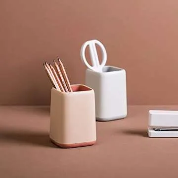Stylish YOSCO Pen Holder for Desk and Makeup Brushes