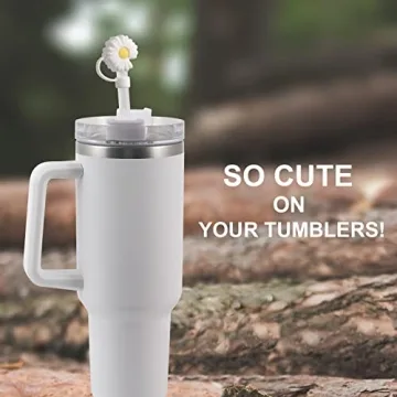 MLKSI 4 Pack Straw Covers for Stanley Tumblers - Eco-Friendly