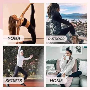 7 Pack High Waisted Leggings for Women - Soft Athletic Tummy Control Pants for Running Cycling Yoga Workout - Reg & Plus Size