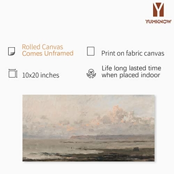 Vintage Farmhouse Canvas Wall Art for Bedroom Decor