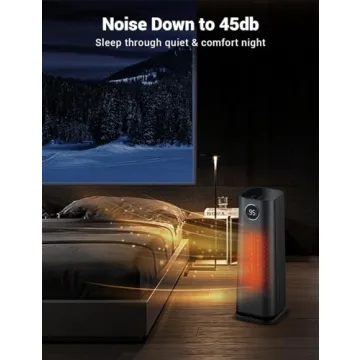 Wind Talk 1500W Space Heater with Remote Control for Cozy Warmth