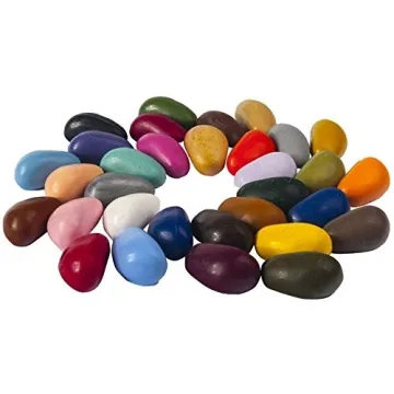 Crayon Rocks - 32 Count Ergonomic Crayons for Kids