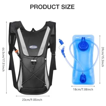 Premium Hydration Backpack with 2L Bladder for Activities