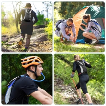 Premium Hydration Backpack with 2L Bladder for Activities