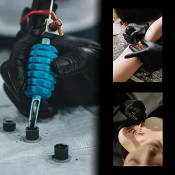 Tattoo Ink Caps with Base - Yuelong 1000pcs Tattoo Ink Cups Disposable Plastic Tattoo Pigment Caps Mixed Size #11 Small #14 Medium #17 Large for Tattoo ink Tattoo Supplies Tattoo Kits