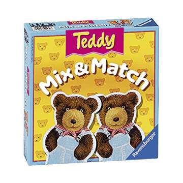 Ravensburger Teddy Mix & Match - Interactive Children's Game | Quick Play | Ideal for Age 2 and Up |...