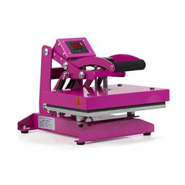 XGATML Pink Craft Heat Press for Creative Projects