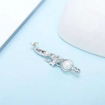 LGSY Mermaid Cage Pendants - Sterling Silver for Pearl Jewelry