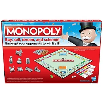Monopoly Board Game for Family Fun, 2-6 Players