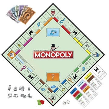 Monopoly Board Game for Family Fun, 2-6 Players