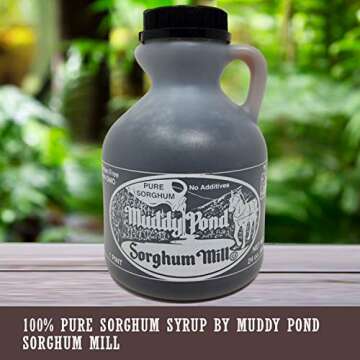 Muddy Pond Pure Sorghum 16 Fluid Ounces, Pint