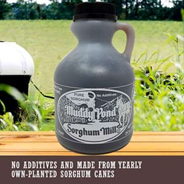 Muddy Pond Pure Sorghum 16 Fluid Ounces, Pint