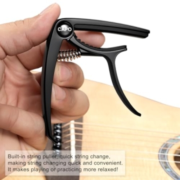 HooztPro Guitar Capo for Acoustic and Electric Guitars