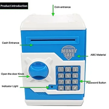 Cargooy Mini ATM Piggy Bank for Kids' Learning Savings
