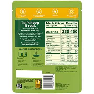 SEEDS OF CHANGE Organic Quinoa & Rice Blend 8.5 Oz Pack of 6