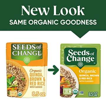 SEEDS OF CHANGE Organic Quinoa & Rice Blend 8.5 Oz Pack of 6