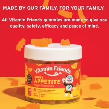 Natural Vegan Immune Support Gummies for Kids