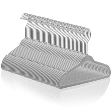 Casafield 50 Velvet Baby Hangers - Stylish Infant Clothes Storage