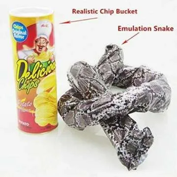 Potato Chip Can Prank Toy - Scary Jump Snake Surprise