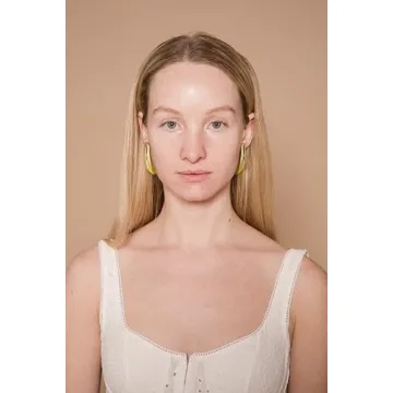 Chunky Geometry Earrings - Elegant Gold Statement Jewelry