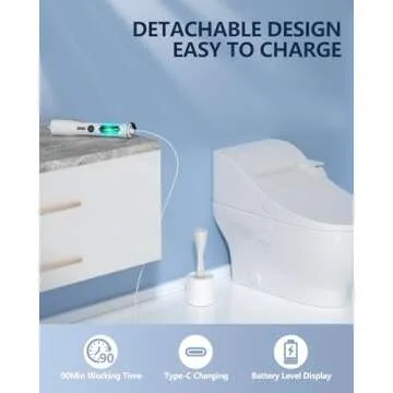 Leebein 10-in-1 Electric Toilet Brush with Refills