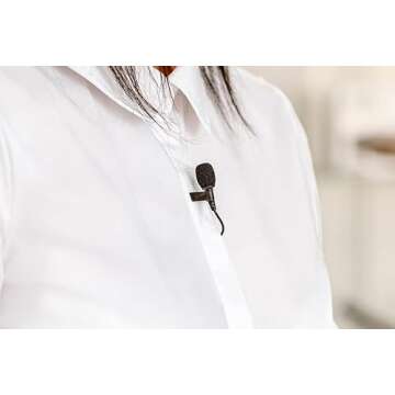 StreamEye Rode Wireless GO II Dual Digital Wireless Microphone System with 2X Rode Lavalier GO Condenser Microphone, Rode SC15 USB-C to Lightning Accessory Cable, Rode Colors2 Identifiers Cloth