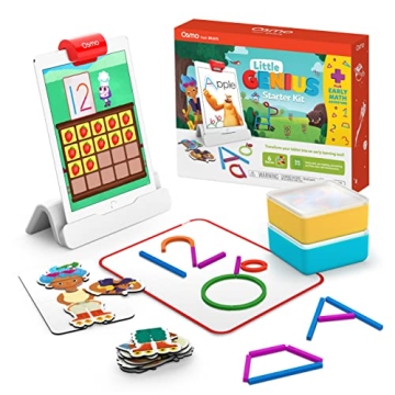 Osmo Early Math Learning Kit for iPad - Engaging Education with 6 Games for Ages 3-5