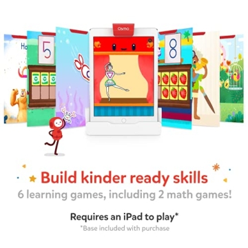 Osmo Early Math Learning Kit - 6 Interactive Games for Kids