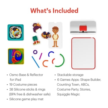 Osmo Early Math Learning Kit - 6 Interactive Games for Kids