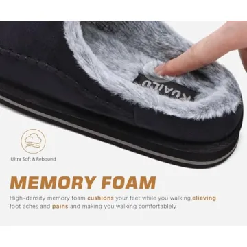 Comfortable Orthopedic Suede Slippers for Men