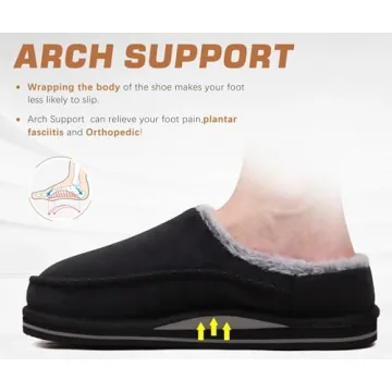 Comfortable Orthopedic Suede Slippers for Men