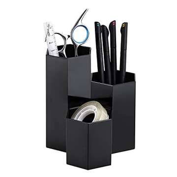 LoveBB Makeup Brush Holder Organizer - 3 Slot Storage Solution