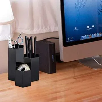 LoveBB Makeup Brush Holder Organizer - 3 Slot Storage Solution