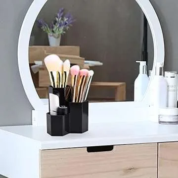 LoveBB Makeup Brush Holder Organizer - 3 Slot Storage Solution