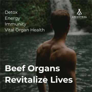 Ancestral Supplements Starter Pack, Grass Fed Beef Liver Capsules, Organ Capsules, Bone and Marrow Capsules, Non-GMO