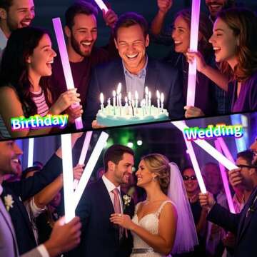 Custom LED Foam Glow Sticks for Vibrant Celebrations