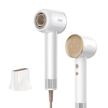 dreame Glory Hair Dryer, Fast Drying, Negative Ionic Blow Dryer, 110,000 RPM Motor High-Speed, Light...