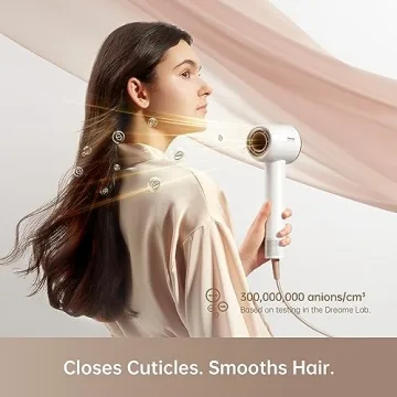 Fast Drying dreame Glory Hair Dryer for Healthy Hair Care