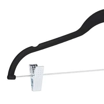 Amazon Basics Velvet Non-Slip Skirt Hangers - 50 Pack