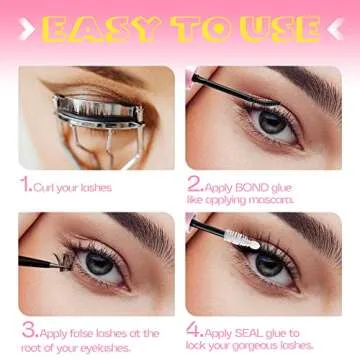 Mavphnee 2 in 1 Lash Glue Waterproof Long Lasting