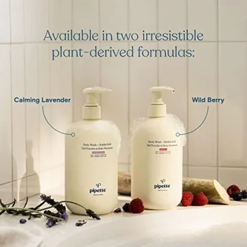 Pipette Lavender Bubble Bath Body Wash for Sensitive Skin