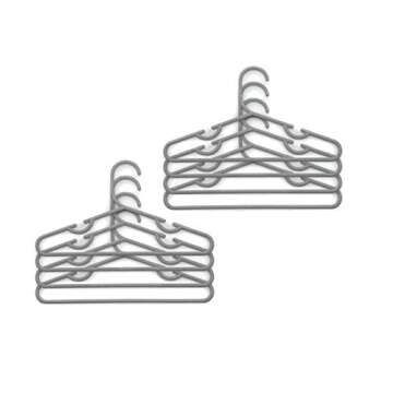 Delta Gray Nursery Hangers 24 Pack for Baby, Toddler, Kids, Children (3 Packs of 8) (Gray)