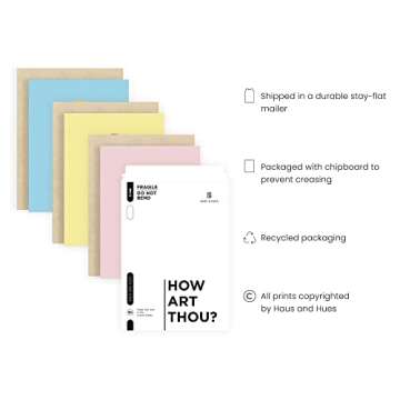 HAUS AND HUES Andy Warhol Wall Art, Pop Wall Art Posters For Teen Girls Room, Wall Decor For Teen Girls Bedroom Over the Bed Wall Decor, Pop Art Prints and Posters, Teen Posters (Unframed, 12x16)