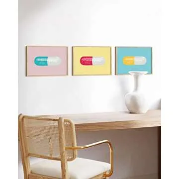 HAUS AND HUES Andy Warhol Wall Art, Pop Wall Art Posters For Teen Girls Room, Wall Decor For Teen Girls Bedroom Over the Bed Wall Decor, Pop Art Prints and Posters, Teen Posters (Unframed, 12x16)