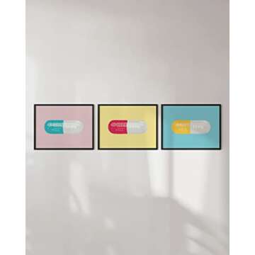 HAUS AND HUES Andy Warhol Wall Art, Pop Wall Art Posters For Teen Girls Room, Wall Decor For Teen Girls Bedroom Over the Bed Wall Decor, Pop Art Prints and Posters, Teen Posters (Unframed, 12x16)