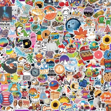 300pcs Cool Vinyl Stickers for Water Bottles and Crafts