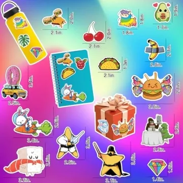 300pcs Cool Vinyl Stickers for Water Bottles and Crafts